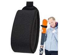 Générique Sci Straps-Adjustable Padded Sci Wraps, EVA Protective Buffer, Heavy Duty Nylon Ties, Anti Scratch Si Carrier, Cold Weather Resistant, Snowboard Gear Organizer | 2 Pack