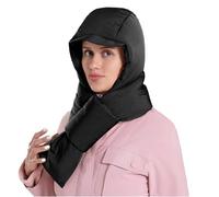 Générique Sciarpa con cappuccio da donna | Sciarpa con cappuccio antivento per ciclismo,Protezione 'udito integrata alla per uomini e donne, Nero , Se référer au descriptif