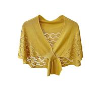 Générique Sciarpa da donna, alla moda e versatile per coppia, in caso contrario, colore: marrone, giallo, Taglia unica