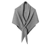 Générique Sciarpa da donna, grande sciarpa a scialle avvolgente, per donna, accessorio triangolare versatile per matrimonio, spiaggia, inverno, autunno, ufficio, grigio, Se référer au descriptif