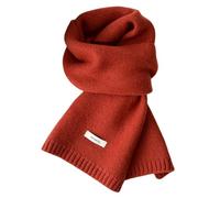 Générique Sciarpe invernali a maglia sciarpa in lana calda e morbida tinta unita lunga sciarpa in cashmere Wool Scarf per donne uomo 160 x 20 cm
