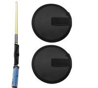 Générique Scudo di esca, coperture per esche da per canna, 2 x coperture per ami da , supporto per gancio per acqua e salata, guanti da esca, protezione per canna, Nero , Se référer