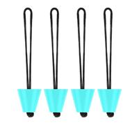 Générique Scupper Plugs for Kayak 4 Pack Kayak Drain Hole Plug Kit universale Canoa Inflatable Boat Drain Hole Plug Drains Plugs with Hanging Rope for Kayak Accessory 1 57"