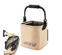 Générique Secchiello per esche Vive Contenitore Pieghevole 13 L con Manico | Serbatoio Esche Vive Per Fiume Acqua Salata Lago Piscina All'aperto Campeggio Spiaggia Giardino Posteriore Cortile