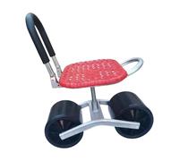 Générique Sedia da giardino con ruote, sgabello da giardino con ruote - Sgabelli rotanti per il giardinaggio, sedia regolabile in altezza | Sedili da giardinaggio per anziani Scooter