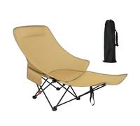 Générique Sedia pieghevole da campeggio con piede resto, High-Back portatile all'aperto per patio, giardino, Lawn, Tailgating, Hiking, Fishing, Backpacking, Poolside, and Picnic Use, 17,72 x 35,04 x