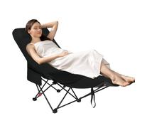 Générique Sedia pieghevole da campeggio, portatile High-Back Picnic Seat, Lightweight Recliner with Foot Rest for Garden, Tailgating, Lawn, Deck, Patio, Poolside, Hiking, Fishing, Porch Use