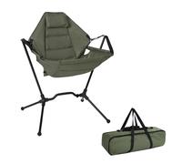 Générique Sedia portatile pieghevole da esterno, sedia portatile, schienale alto, amaca e regolabile per prato, soggiorno, picche