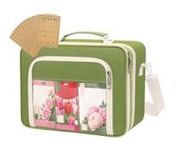 Générique Seeder Organizer Kit - 14-Inch Reusable Storage Bag | Oxford Cloth Box - Etichette buste Folder, Seed Packet Sorting Case Is Perfect for Outdoor Planting Garden Lawn Yard Backyard