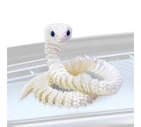 Générique Serpente 3D - Statuetta animale da collezione per ufficio, decorata, serpente flessibile stampato 3D da 76 cm, per decorazione casa, feste di compleanno, adulti, riempimento, cesto pasquale