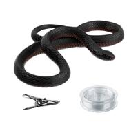 Générique Serpente Farler, ripieno realistico con serpente, spago e clip, kit di ripieno in silicone con clip, giocattolo divertente per Halloween, pesce di aprile e compleanno