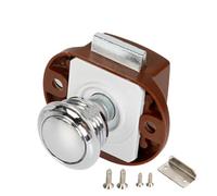 Générique Serratura per Porta Di Campeggio - Serratura A Spingere in Zinco per Porta Di Caravana,Accessori Di Blocco Di Sicurezza per Motorhome Van Caravan Bagno