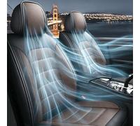 Générique Set Coprisedili Auto Pelle Nappa per Jaguar F-PACE | Marrone Compatibile con Airbag Laterale Set Copri-Sedile Universale per Guidatore e Passeggero Adatto Alla Maggior Delle Auto