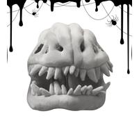 Générique Set costume di scheletro di dinosauro - testa di teschio e colonna vertebrale di dinosauro per cosplay di Halloween, vestito per feste in maschera, gioco di ruolo, celebrazioni, eventi a