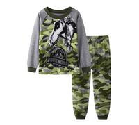 Générique Set da bambino da 2 pezzi per abbigliamento sportivo in cotone morbido morbido e confortevole, caldo a maniche lunghe, casual, casual, casual, casual, per tutti i giorni, A140