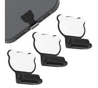Générique Set di 3 connettori USB C Dust Plugs, silicone Charging Port Covers for Type C Devices, Protective Dirt Caps and Phone Accessories for All USB C Charging Ports, Keeps Clean and Safe