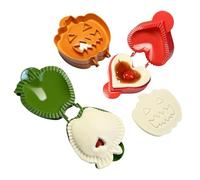 Générique Set di 3 pezzi a mano - Nonstick Baking Molds with Easy Press Design, Reusable Kitchen Tools for Meat, Cookie, or Egg Pies | Great Holiday Baking, Fall Cooking, and Home Use