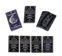 Générique Set di carte - Esplorazione spirituale 78 carte - Gioco di carta con illustrazioni | per adulti amici ragazzi ragazze adolescenti dormitorio campeggio picnic viaggio casa