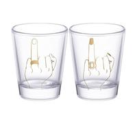 Générique Set di champagne | 1 set/2 pezzi di champagne da matrimonio, 5 x 5 x 6 cm di coppia, design decorativo del 'anello | Glasse da collezionare per le