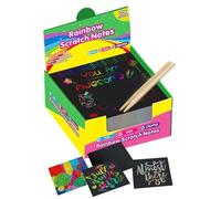 Générique Set di disegno per bambini, carta da grattare nera, set di arte da graffiare nera, tappetino per scarabocchi per feste, giochi di Natale, tavola da disegno d'arte e artigianato per ragazze e