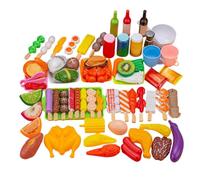 Générique Set di gioco barbecue per le | interattivo realistico colorato e completo | Set da cucina giocattolo barbecue per bambini e ragazze, per il figlio e la figlia