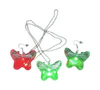 Générique Set di orecchini e collana | Ricarica USB multiuso retrò | Orecchini luminosi a LED Collana - Per Madre Sorelle Amici Moglie Fidanzata Incontri Compleanni, Se référer au descriptif,