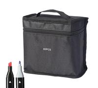 Générique Set di pennarelli, pennarelli a doppia punta per libri da colorare | penne con borsa - astuccio artistico multiuso per Manga, viaggio, scuola e diario creativo