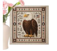 Générique Set di punti | Cofanetto di ricamo con motivo floreale, materiale punto per la casa, per adulti, principianti, libero, creativo, vacanza, famiglia