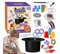 Générique Set Magico per, Kit Magico con Giocattolo | Gioco di Torri di Magia e Carte facili da Imparare - Fun Kids Trucks Magic Set, Gioco di Carte Magiche per 6-12 anni, Bambino Piccolo
