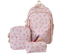 Générique Set Zaino Ragazza 3 pezzi Cartoon grande capacità, Rosa, Se référer au descriptif, Fare riferimento alla descrizione