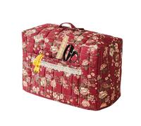 Générique Sewing Machine Covers, Flower Print Dust Bag with Handle and Pocket, Protective Sewing Machine Carrier for Travel, Projects, Adult Craft Lovers, and Professional Enthusiasts, , Se