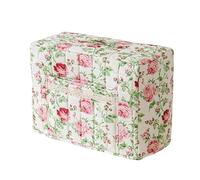 Générique Sewing Machine Dust Cover, Flower Print Carrier With Handle and Pocket, Protective Storage Bag For Room DIY Sewing Fabric Projects, Adult Craft Use, Keeps Machine Clean Organized, Rosa, Se