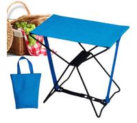 Générique Sgabello pieghevole - nylon e acciaio 29 x 28,5 x 28,5 cm | sedia portatile sedile a scomparsa | mobili per adulti leggeri - per esterni escursionismo viaggi vacanze spiaggia piscina