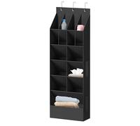 Générique Shoe Organizer, Over Door Hanging Design, 42 x 15 x 120 cm, 16,54 x 5,91 x 47,24 pollici, ampia capacità, 11 scomparti, spazio-risparmio 1 pezzo per sneakers e High Heels Storage Oxford