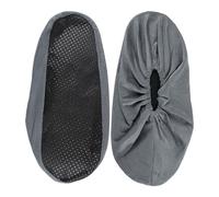 Générique Shoe Protector Covers, Non-Slip Soft Fabric Boot Cover, Flannel Wear-Resistant Cloth for Home, Workplace, Palestra, Laboratory, Server Room, Museum, Costruzione, grigio, Se référer au