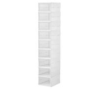 Générique Shoe Rack, Foldable Shoe Rack, Clear Storage Organizer, Compact and Space-Saving Design, Lightweight Display-Friendly Panel, for Bedroom Hallway Dorm Boot Sneaker