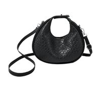 Générique Shoulder Bag, Stylish Tote, Casual PU Leather, Compact Design, Lightweight Carry, Black Coffee White, Everyday Use, Work Shopping Travel, 1.97 Inches, Nero, Se référer au