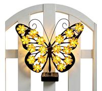 Générique Shower Drain - Butterfly Shape Decoration Lights, LED Funny Solar Wall Lights | Automatic Floating Seal Drain, Protection System Hygiene Control Solution for Home Apartment Hotel Gyms