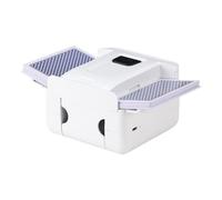 Générique Shuffle Machine - 7,2 V 2000 mAh 12,8 x 12,2 x 8,2 cm | Automatic Card Shuffling Machine for 2 Decks | USB Ricaricabile Card Accessory for Home Travel Gathering Tournament Camping