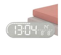 Générique Silent Digital Clock, Time Display Device, Decorative with Modern Style, Compact with Clear Screen, Alarm Equipment Sl esign, Daily Reminder Tools for Room and Office Use