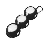 Générique Silicone Golf Ball Holder - 3-Hole Portable Protective Sleeve, Buckle Design with Easy Access, Golf Ball Case Pouch Holder, Lightweight Organizer for Adults Professionals Beginners