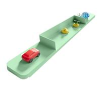 Générique Silicone Vasca da bagno Splash Guard per I Bambini, Bagno Giocare Giocattolo Titolare di Stoccaggio per Bambini Neonati, 7 ventose Attaccare alla Vasca Ledge