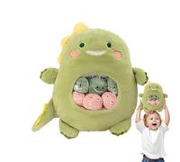 Générique Simpatico animale in peluche - morbido Dinosauro Panda Coniglio, mini giocattoli di peluche rimovibili inclusi 50 cm / 19,7 pollici | per camera da, soggiorno, divano, sedia