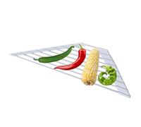 Générique Sink Drying Rack, Rollable Non Slip Triangular, Over The Sink Dish Drying, Calore Resistant Silicone, Space Saving Kitchen Drainer Rack, with Style, for Home Apartment Dorm Hotel Use