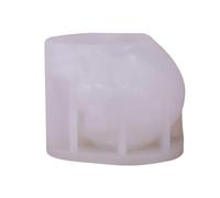 Générique Skull Candle Mold - 3D rosa silicone per candele