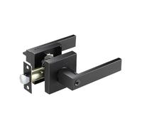 Générique Sleek Lock Handle, Privacy Door Function, Universal Fit Lever For Easy Control, Sturdy Aluminum Alloy Costrution, Residential Door Hardware, Office Bedroom Safety Access