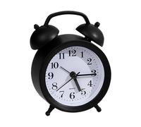 Générique Small Analog Clock - ABS 8,5 x 4 x 11,5 cm | Vintage Silent Battery-Operated Table Clock | Compact Alarm Clocks for Home Bedroom Nightstand Workplace Dorm Kitchen Counter Hotel