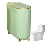 Générique Small Toilet Garbage Bin - 32 x 14 x 30 cm Small Lid Waste Bin | | Small Household Garbage Bin Compact Space-Saving Wastebasket, - For Bathroom, Living Room, Bedroom, Ufficio, Kitchen, Laundry