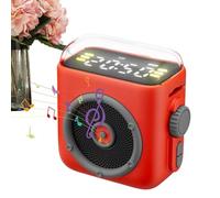 Générique Small Wireless Speaker - Magnetic Music Player, Portatile Outdoor Speaker, Rugged Travel, Compact Audio System | for Home Study & Fitness Workout