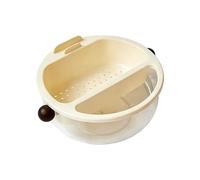 Générique Snack Platter With Handles | Removable Compartments Fruit Bowl Platter With Handles, Portable Snack Platters For Kitchen, Home, Food Prep, Outdoor Camping, Picnic, Party & Entertaining